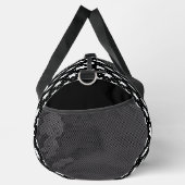 白黒の星型 ダッフルバッグ (右)
