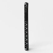 白黒の星型 Case-Mate iPhoneケース (裏面/左)