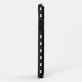 白黒の星型 Case-Mate iPhoneケース (裏面/右)