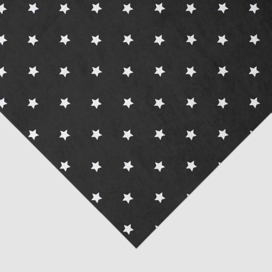 白黒の星模様 薄葉紙 (詳細)