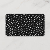 白黒の星 名刺 (裏面)