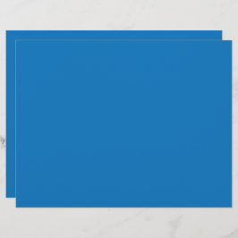 白黒の時計が付いた青い背景 レターヘッド