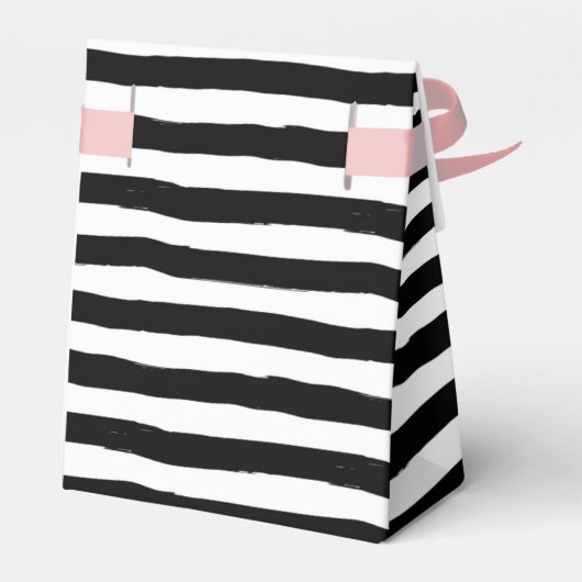 白黒の曲がった縞模様 フェイバーボックス (裏面サイド)