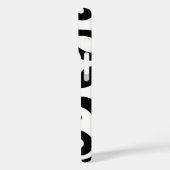 白黒の曲線 Case-Mate iPhoneケース (裏面 / 左)