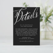 白黒の書素朴道の結婚詳細 エンクロージャーカード (スタンド正面)