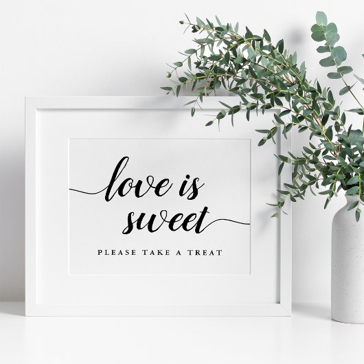 白黒の書道のデザー結婚トバーの看板 ポスター