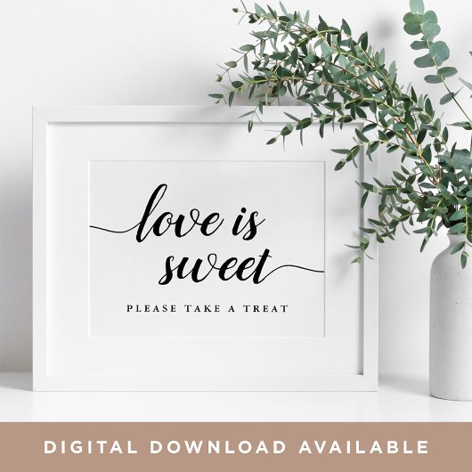 白黒の書道のデザー結婚トバーの看板 ポスター