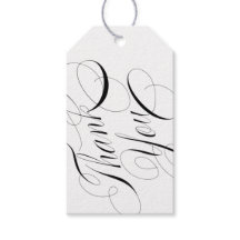 白黒の書道エレガントありがとう