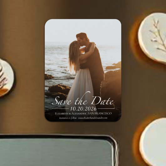 白黒の書道写真日付の保存 マグネット