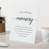 白黒の書道結婚記念碑 台座サイン (インサイチュ)