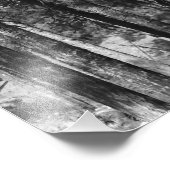 白黒の木々のまわりに全て フォトプリント            (角)