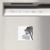 白黒の木がとにかく行う マグネット (インサイチュ (食洗機))