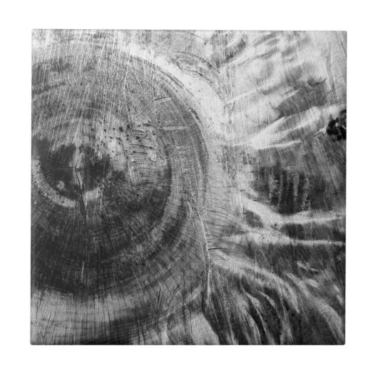 白黒の木目のテクスチャ タイル (正面)