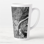 白黒の木 カフェラテマグ (右)