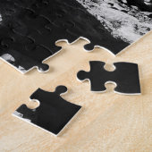 白黒の木 ジグソーパズル (側面)