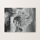 白黒の木 ジグソーパズル (横)