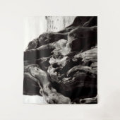 白黒の木 タペストリー (正面)