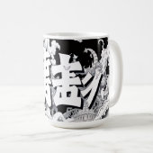 白黒の東京 コーヒーマグカップ (正面右)