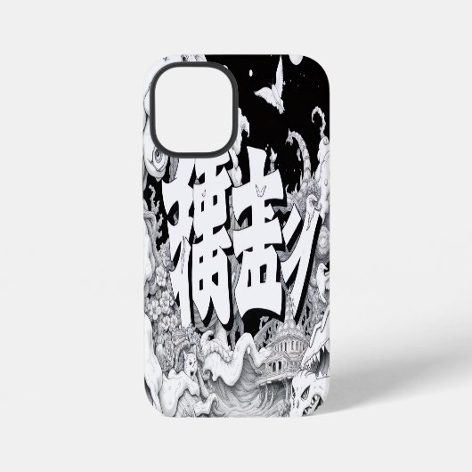 白黒の東京 iPhoneケース (裏面)