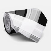 白黒の格子模様のネクタイ ネクタイ (ロール)