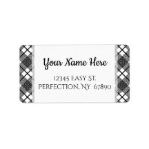 白黒の格子模様の編集可能なアドレス