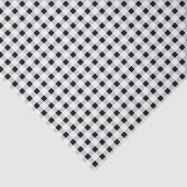 白黒の格子縞タータンチェックパターン 薄葉紙 (詳細)