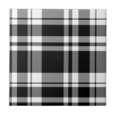 白黒の格子縞 タイル (正面)
