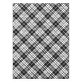 白黒の格子縞 テーブルクロス (正面)