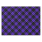 白黒の格子縞 テーブルクロス (正面(横))