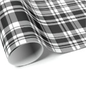 白黒の格子縞 ラッピングペーパー (ロールコーナー)