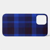 白黒の格子縞 Case-Mate iPhoneケース (裏面 (横))
