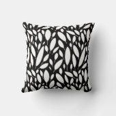 白黒の植物学 クッション (裏面)