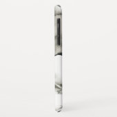 白黒の水彩大理石グラデーションモノグラム Case-Mate iPhoneケース (裏面/左)