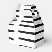 白黒の水彩手描き線 フェイバーボックス (裏面サイド)