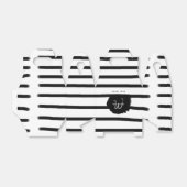 白黒の水彩手描き線 フェイバーボックス (折り畳みなし)