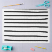 白黒の水彩手描き線 薄葉紙 (クラフト)