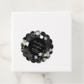 白黒の水彩花式 フェイバータグ (インサイチュ)