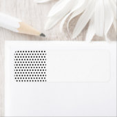 白黒の水玉模様パターン。ざらざら。 ラベル (インサイチュ)