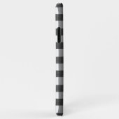 白黒の水色バッファローチェック Case-Mate iPhoneケース (裏面/右)