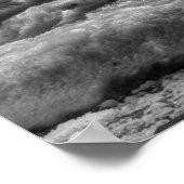 白黒の氷窟 ポスター (角)