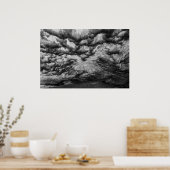 白黒の氷窟 ポスター (キッチン)