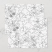白黒の永遠のエレガンスを探る ポストカード (正面/裏面)