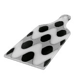 白黒の波 カッティングボード (角)