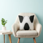 白黒の波 クッション (椅子)