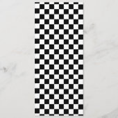 白黒の洗練さ結婚れた メニュー (裏面)