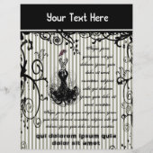 白黒の渦巻きチラストライプのー チラシ (裏面)