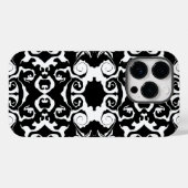 白黒の渦巻き模様 Case-Mate iPhoneケース (裏面 (横))