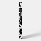 白黒の渦巻き模様 Case-Mate iPhoneケース (裏面 / 左)