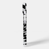 白黒の渦市松模様に | Case-Mate iPhoneケース (裏面 / 左)