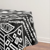 白黒の滑走路ファッションインスパイア テーブルクロス (インサイチュ)